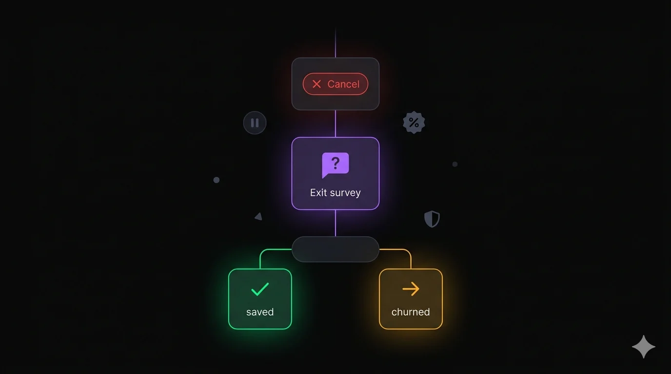 SaaS Cancel Flow: How to Save 15–25% of Churning Subscribers